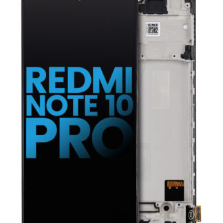 LCD Display mit Rahmen für Xiaomi Redmi Note 10 Pro / Redmi Note 10 Pro Max (Aftermarket: Incell)