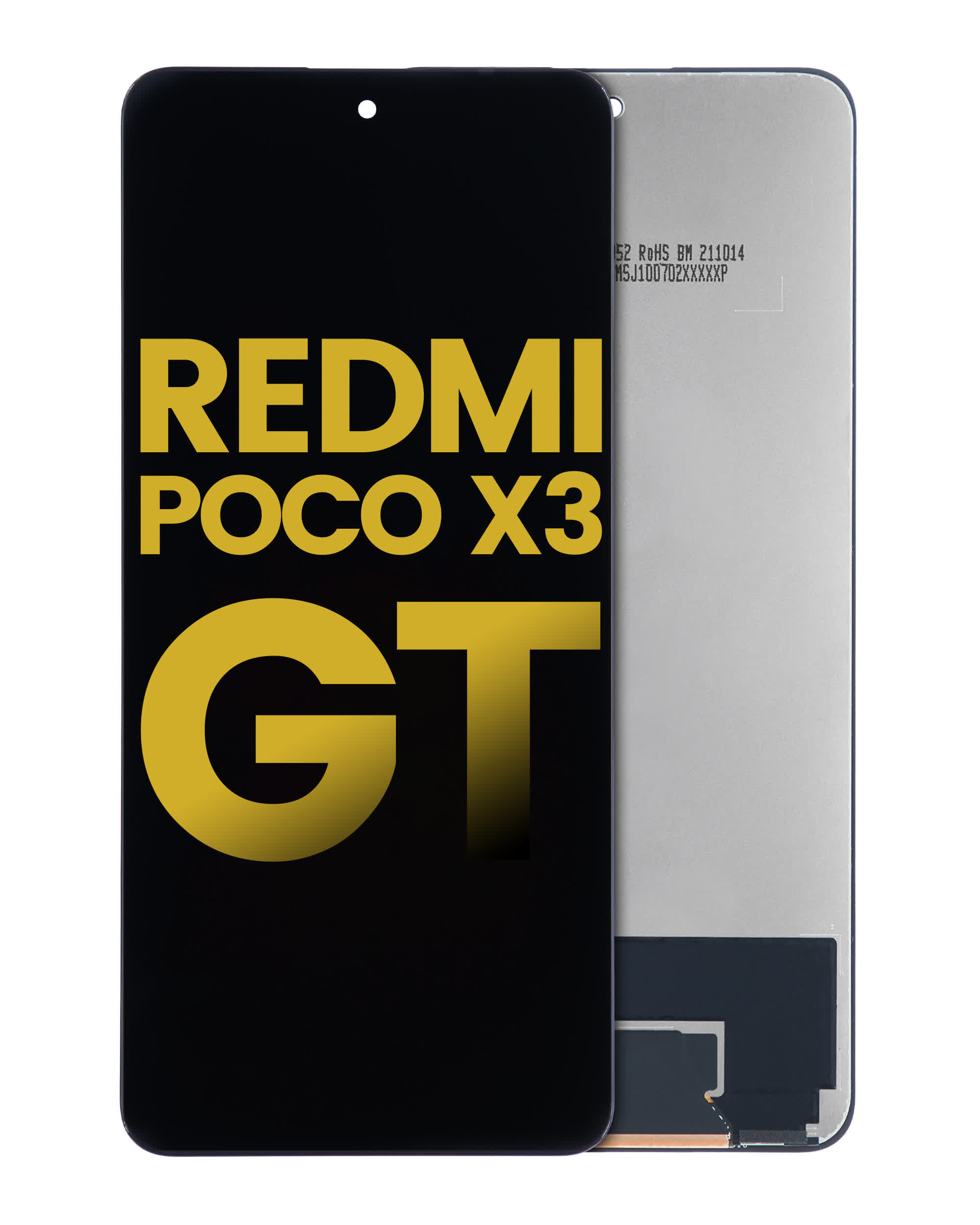 LCD Display ohne Rahmen für Xiaomi Redmi Poco X3 GT (professionell aufgearbeitet)