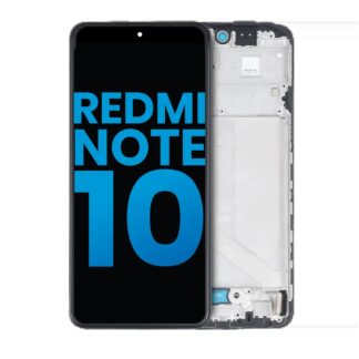 LCD Display mit Rahmen für Xiaomi Redmi Note 10 4G / Redmi Note 10S (Aftermarket: Incell)