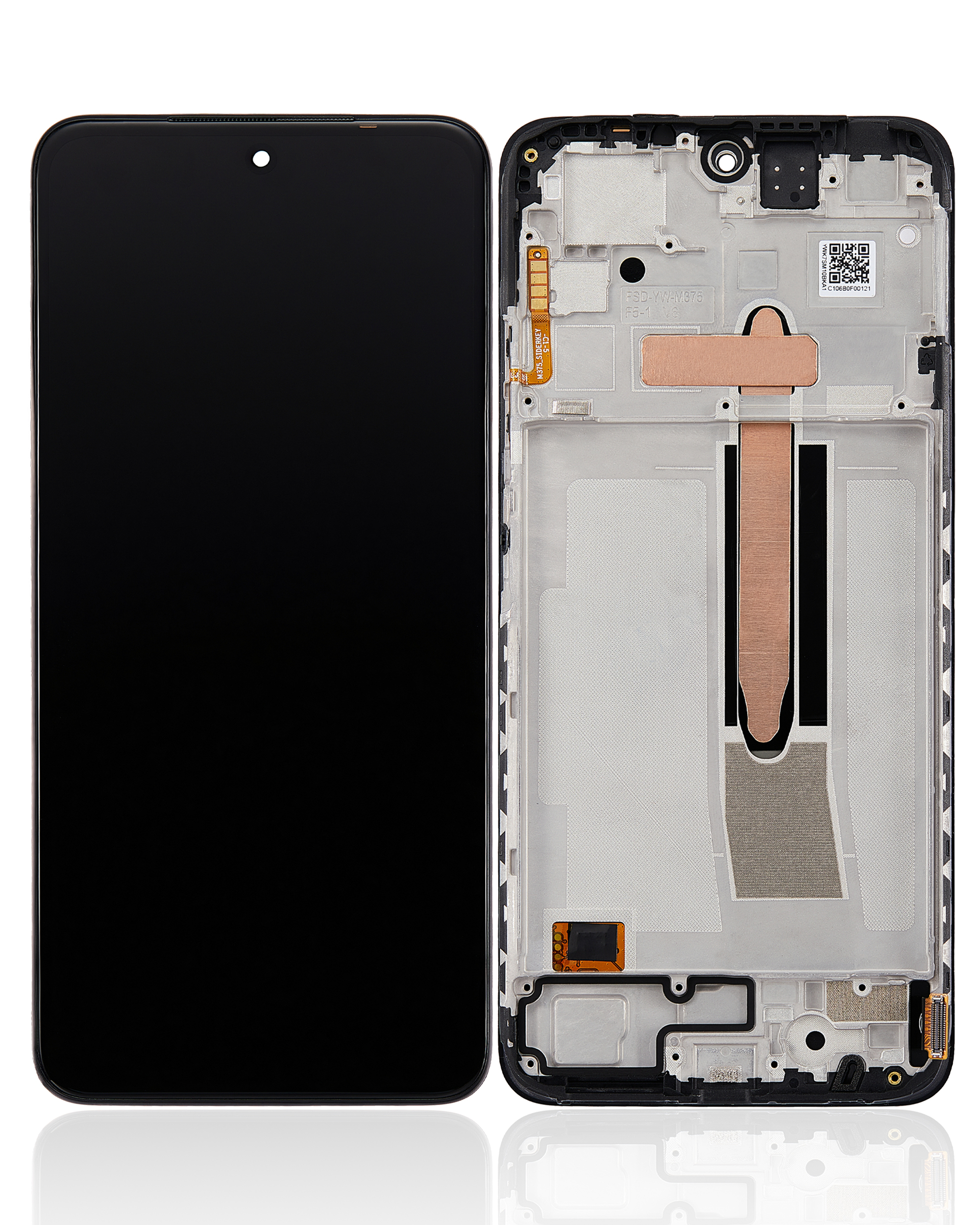 LCD Display mit Rahmen für Xiaomi Redmi Note 11S 4G / Poco M4 Pro 4G (Aftermarket: Incel) – Bild 2
