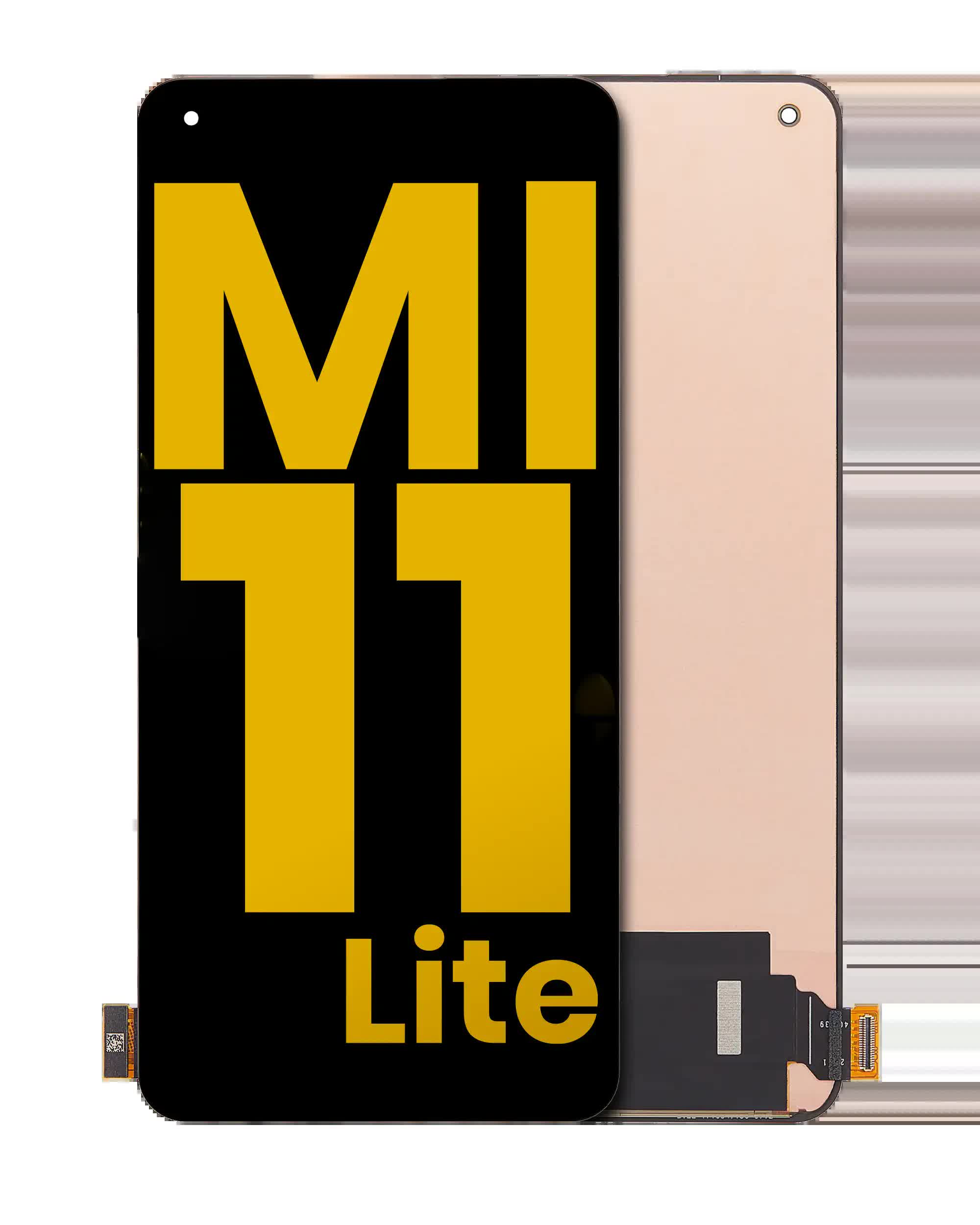 OLED Display ohne Rahmen für Xiaomi Mi 11 Lite / Xiaomi Mi 11 Lite 5G (professionell aufgearbeitet)