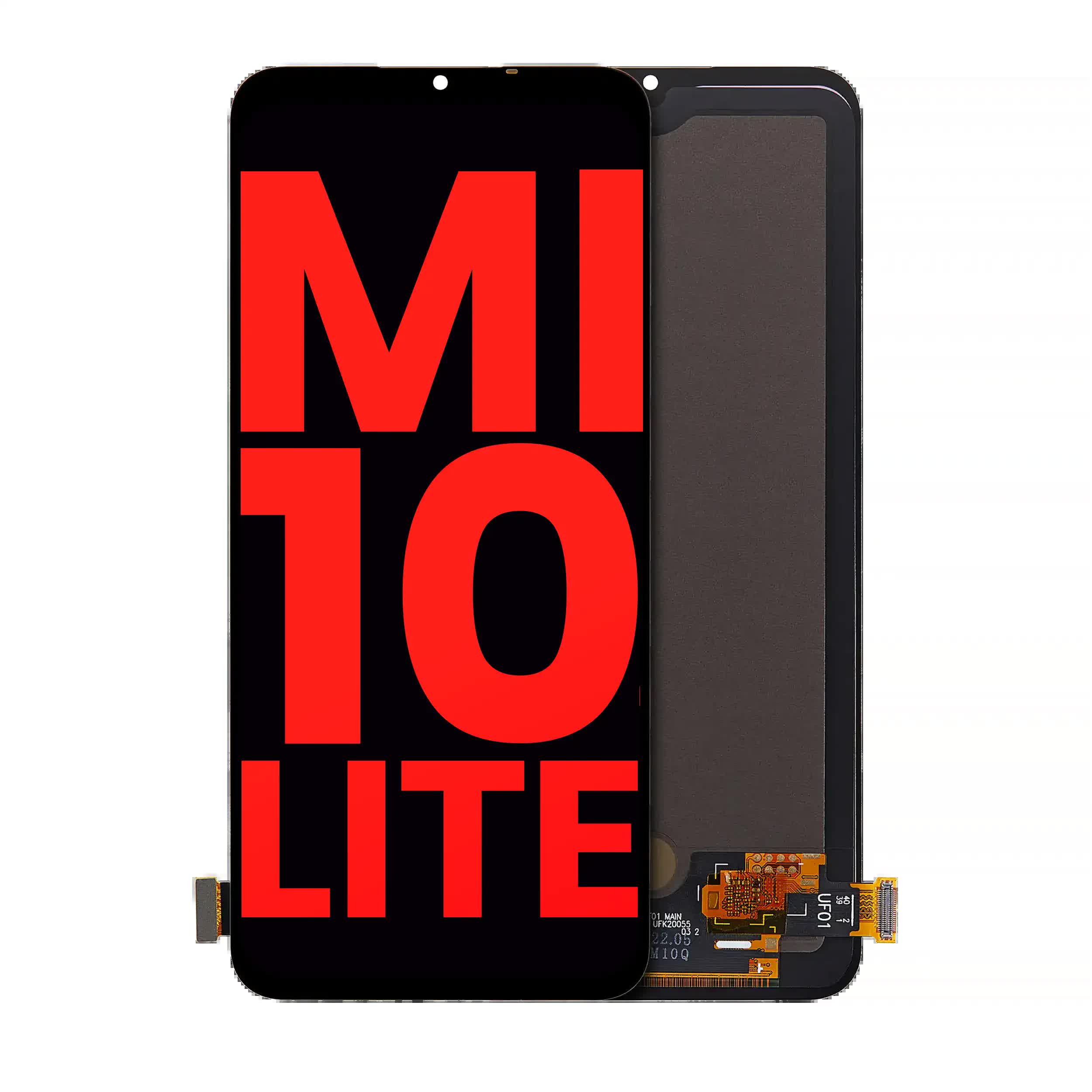 LCD Display ohne Rahmen für Xiaomi Mi 10 Lite 4G / 5G (Aftermarket Plus)