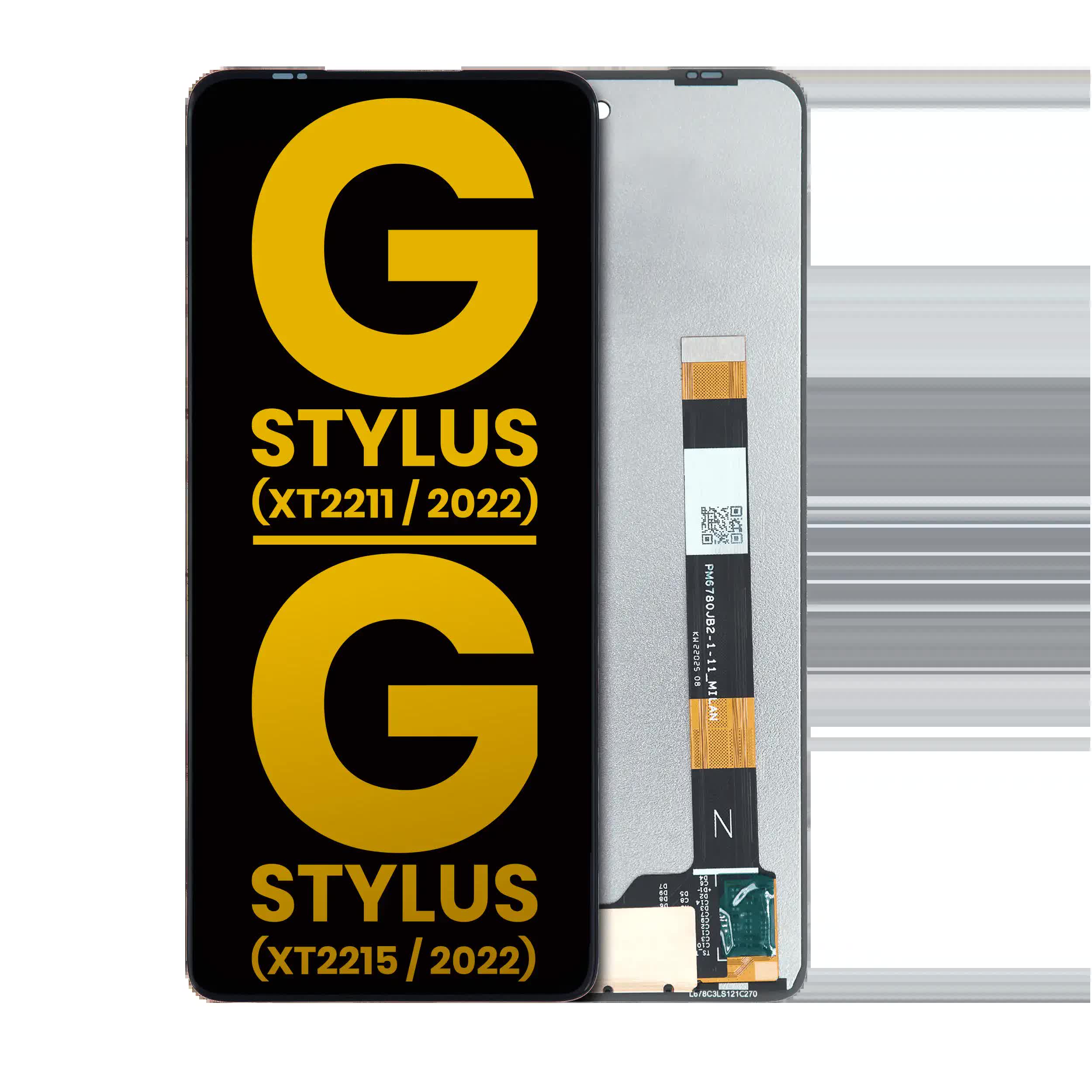 LCD Display ohne Rahmen für Motorola Moto G Stylus 4G (XT2211 / 2022) / G Stylus 5G (XT2215 / 2022) (professionell aufgearbeitet)