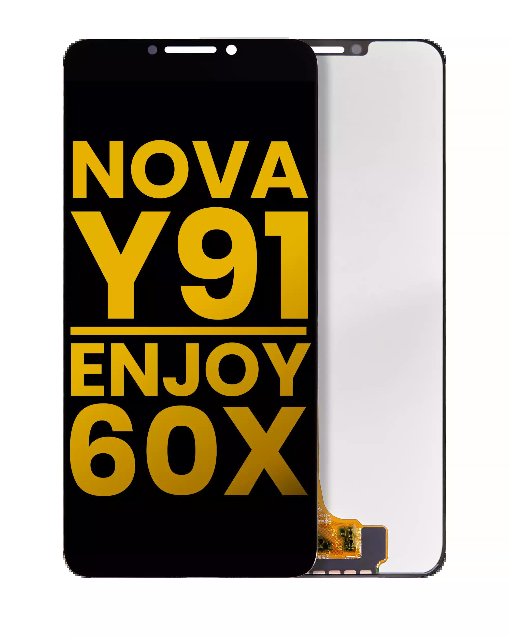 LCD Display ohne Rahmen für Huawei Nova Y91 / Enjoy 60X (professionell aufgearbeitet)