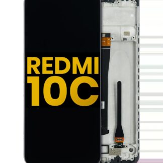 LCD Display mit Rahmen für Xiaomi Redmi 10C (professionell aufgearbeitet)