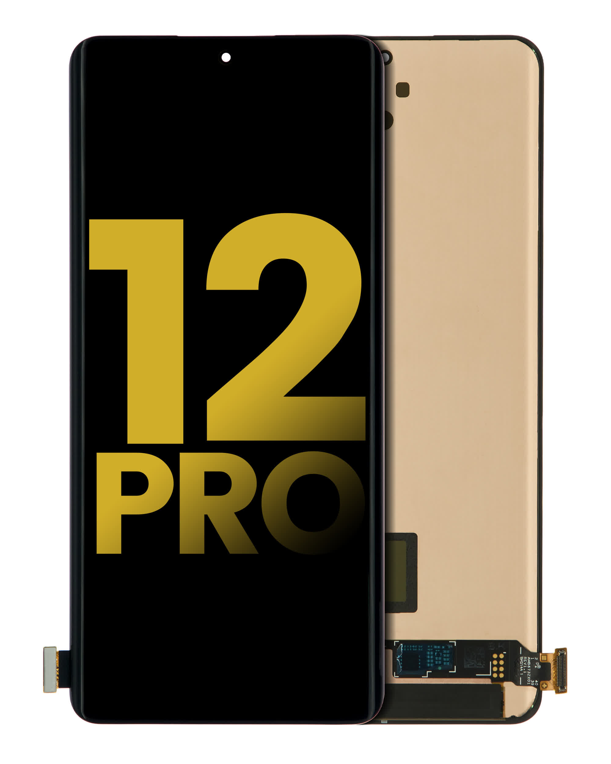 OLED Display ohne Rahmen für Xiaomi 12 Pro / 12S Pro / 12 Ultra / 12S Ultra (professionell aufgearbeitet)