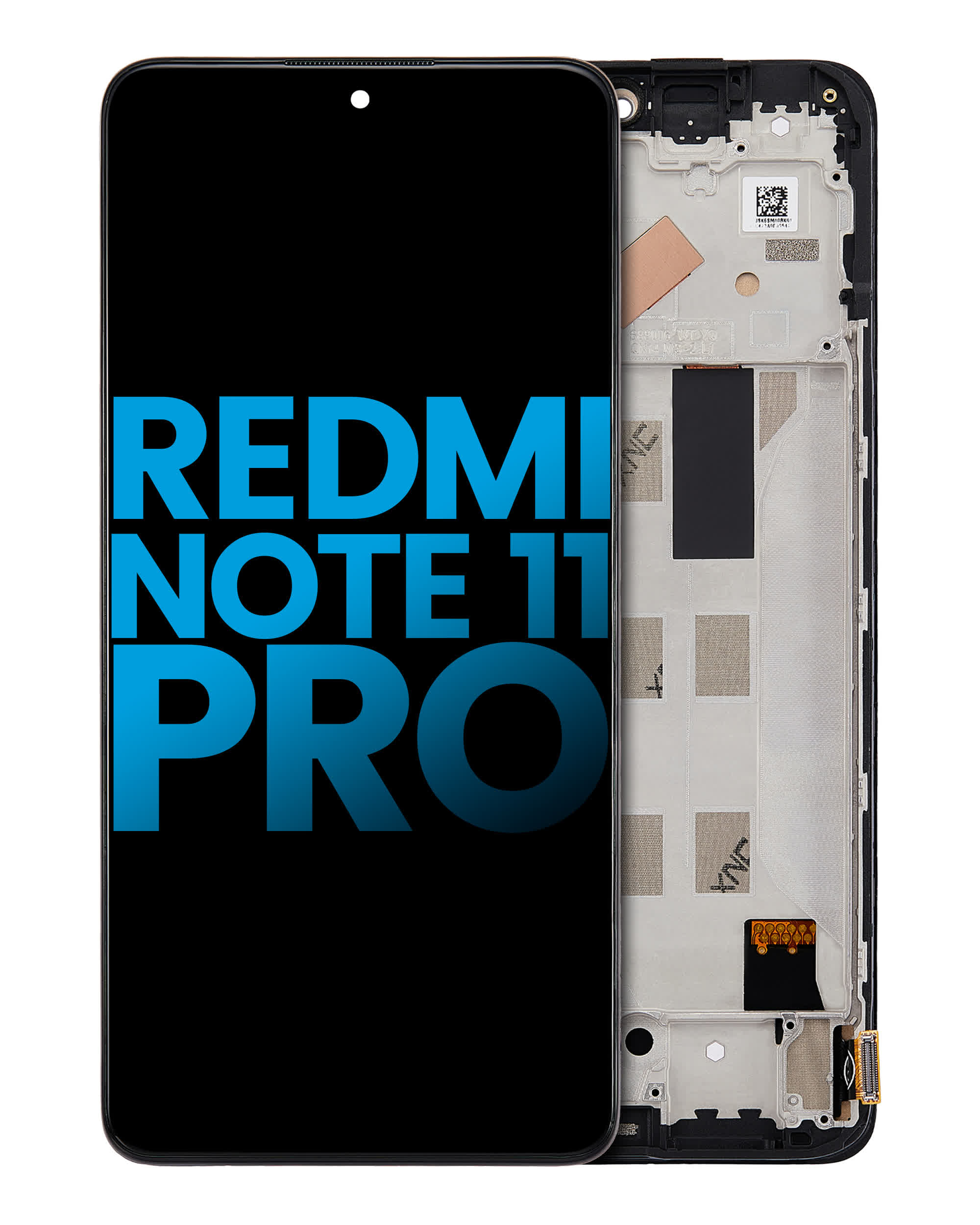 LCD Display mit Rahmen für Xiaomi Redmi Note 11 Pro / Note 11 Pro 5G / Xiaomi Poco X4 Pro 5G / Redmi Note 11E Pro (Aftermarket: Incell)