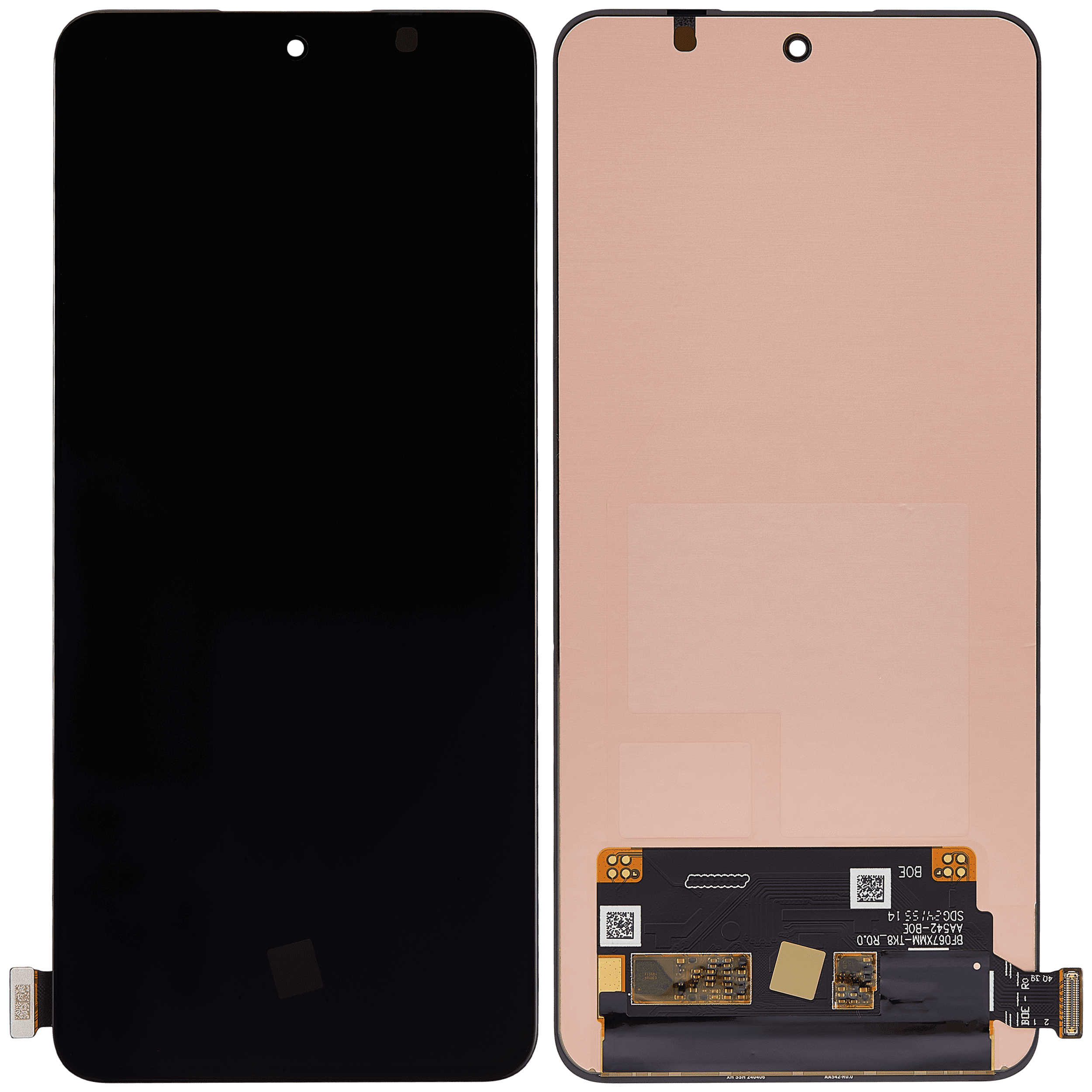 OLED Display ohne Rahmen für OPPO K11 / K12 / F25 Pro / Reno 11F (professionell aufgearbeitet) – Bild 2