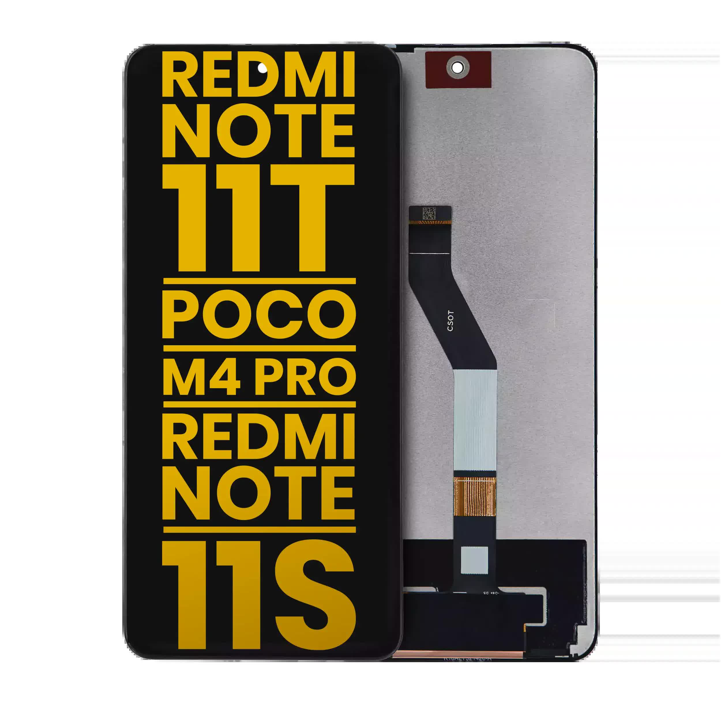LCD Display ohne Rahmen für Xiaomi Redmi Note 11T 5G / Xiaomi Poco M4 Pro 5G / Xiaomi Redmi Note 11S 5G (professionell aufgearbeitet)