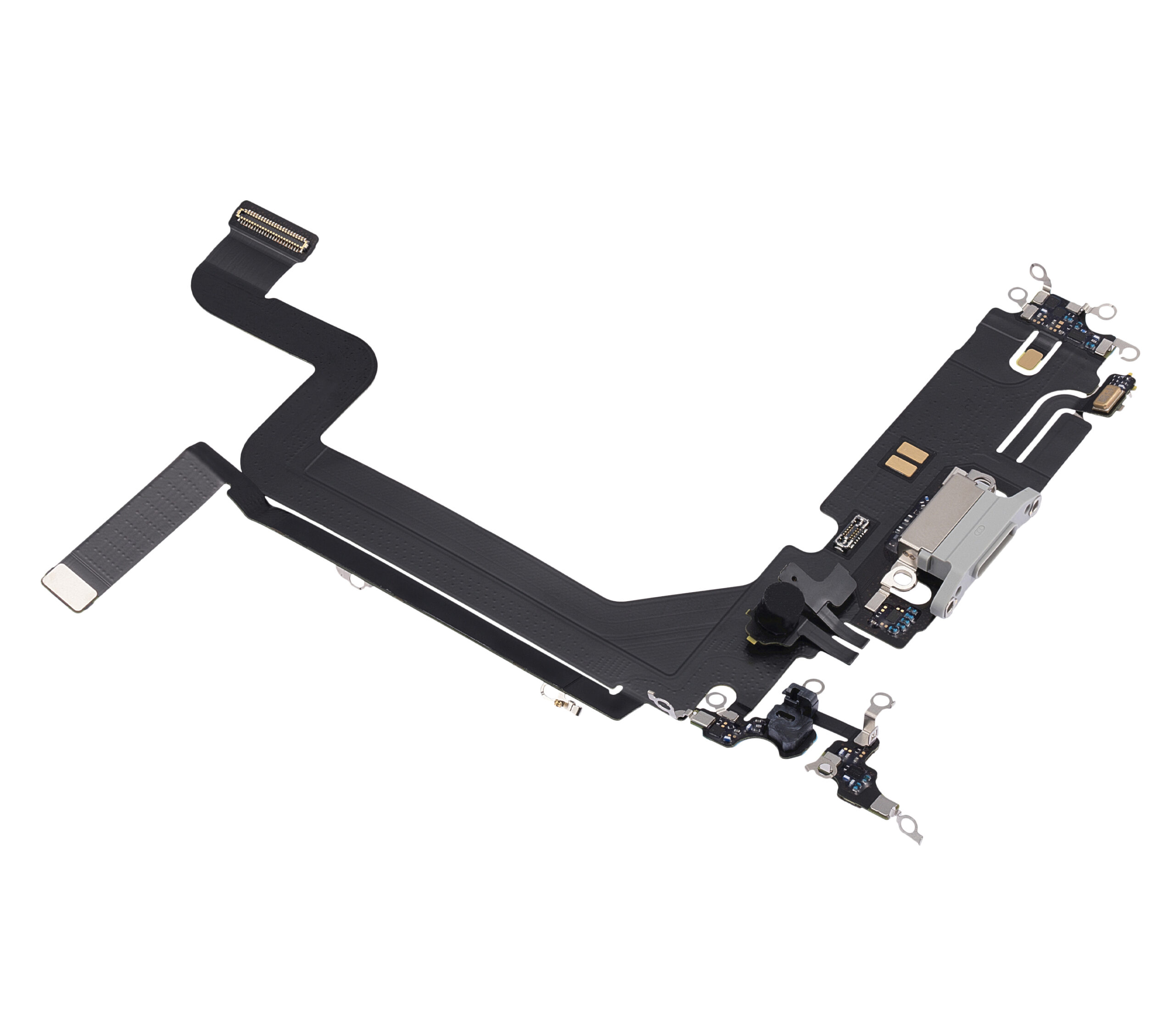 Ladebuchse Flexkabel für iPhone 14 Pro Max (Premium) (Silver (Silber)) – Bild 4