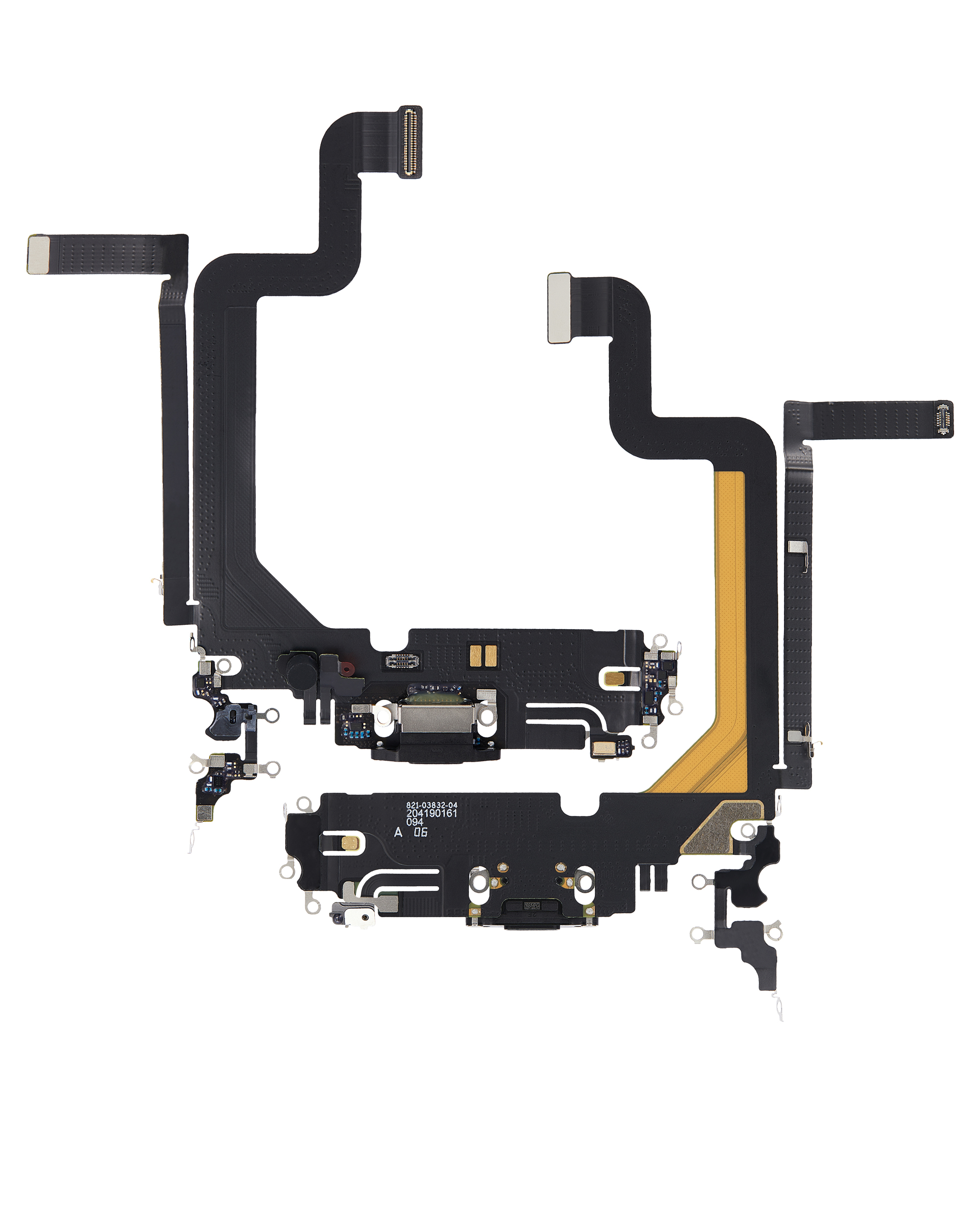 Ladebuchse Flexkabel für iPhone 14 Pro Max (Premium) (Space Black) – Bild 2