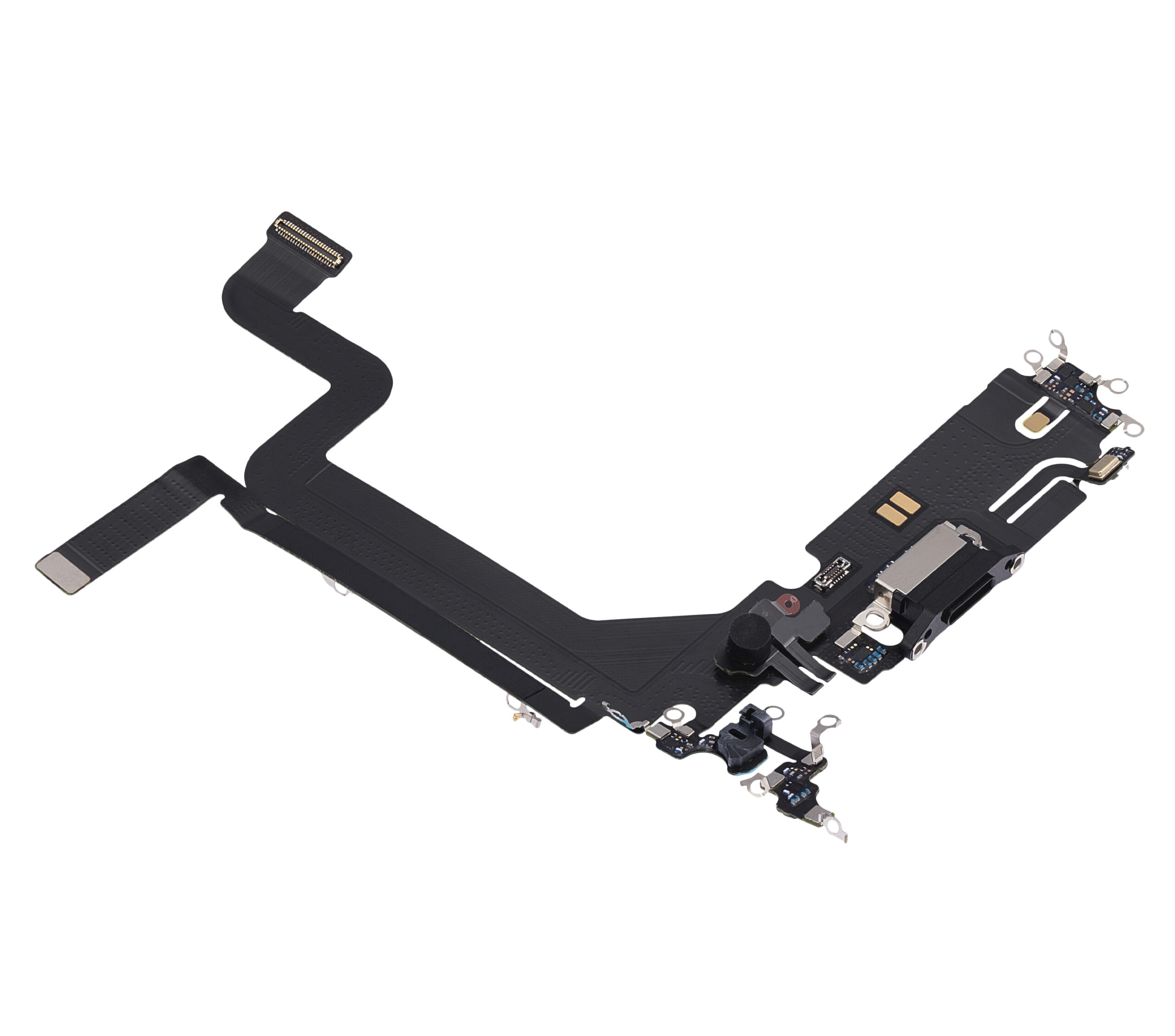 Ladebuchse Flexkabel für iPhone 14 Pro Max (Premium) (Space Black) – Bild 4