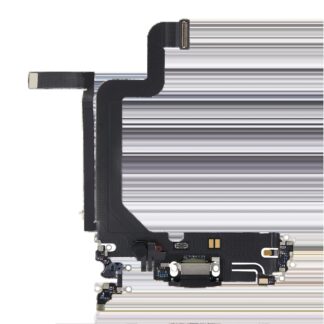 Ladebuchse Flexkabel für iPhone 14 Pro Max (Premium) (Space Black)