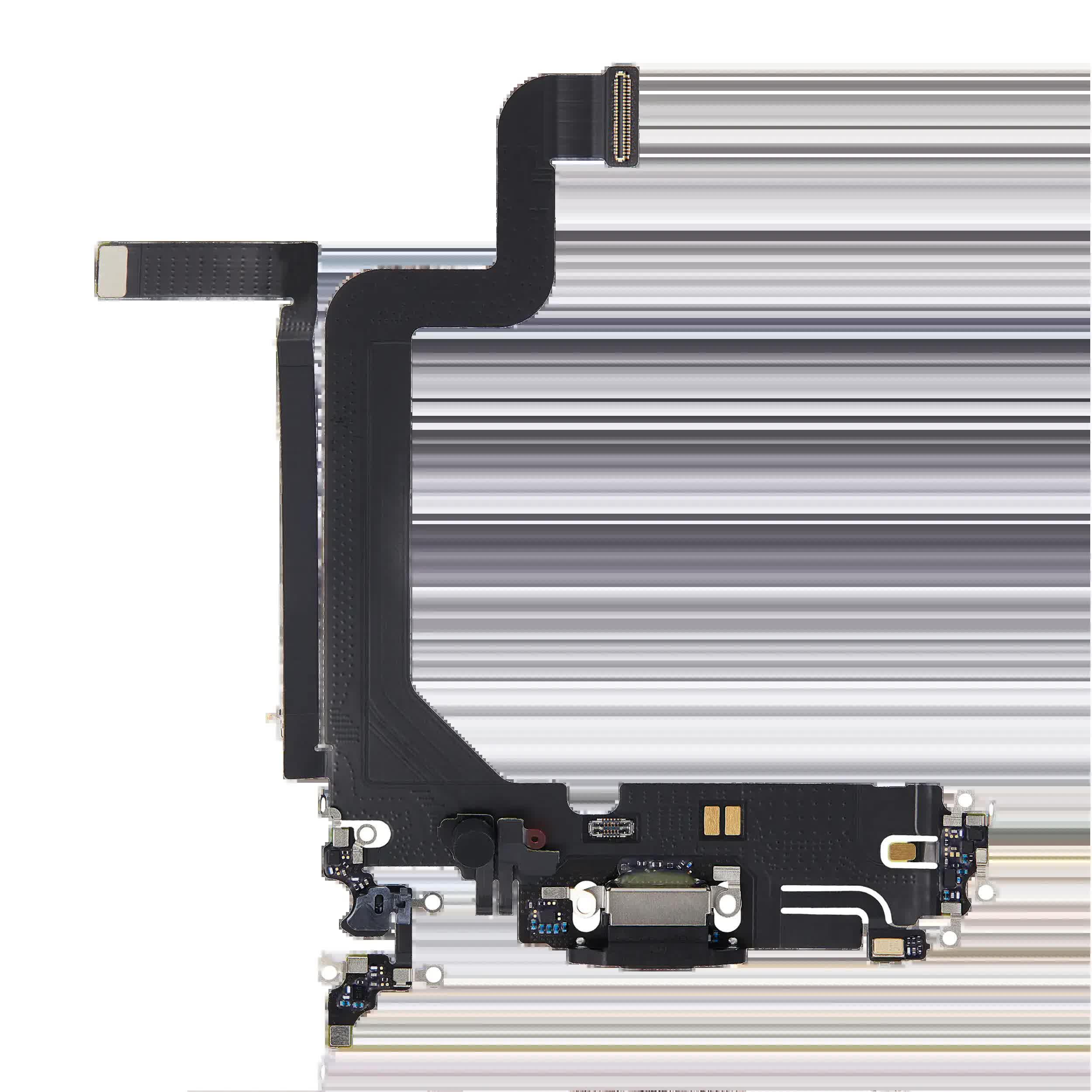 Ladebuchse Flexkabel für iPhone 14 Pro Max (Premium) (Space Black)