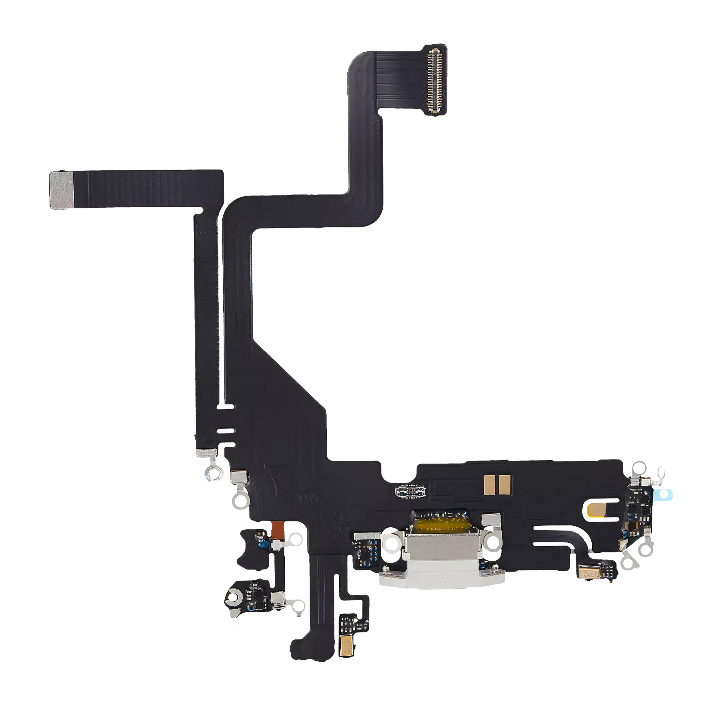 Ladebuchse Flexkabel für iPhone 14 Pro (Aftermarket Plus) (Gold) – Bild 4
