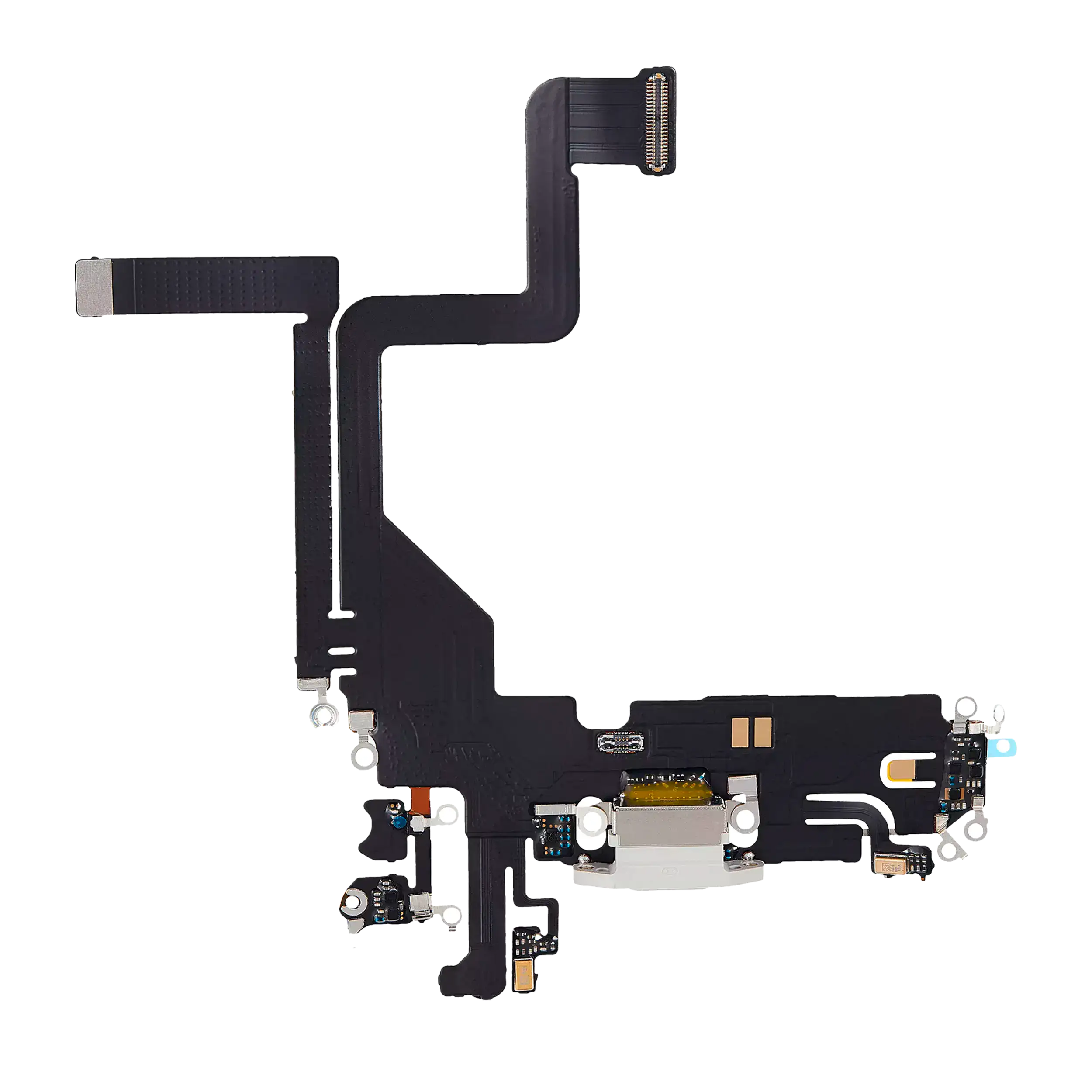 Ladebuchse Flexkabel für iPhone 14 Pro (Aftermarket Plus) (Gold) – Bild 5