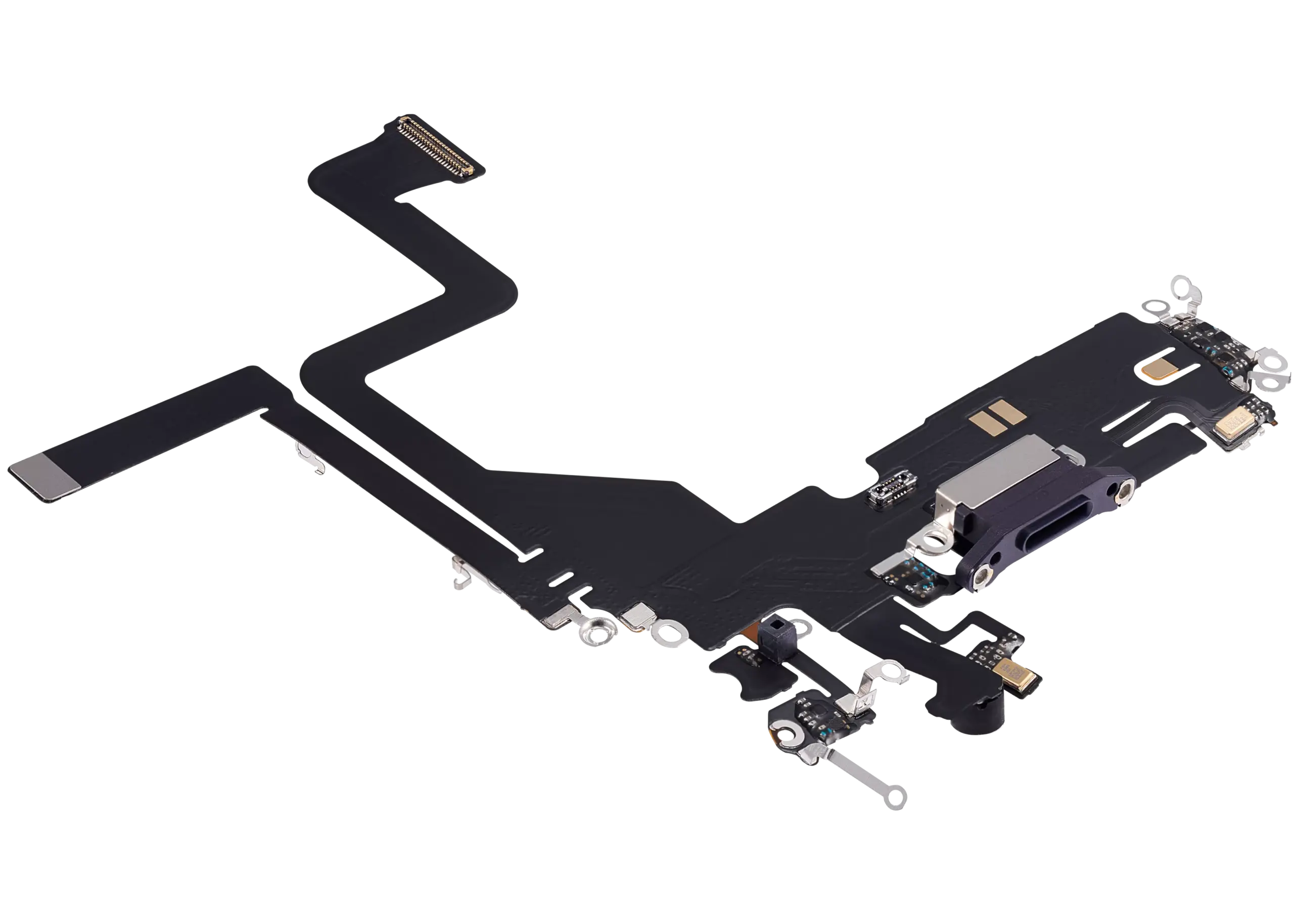 Ladebuchse Flexkabel für iPhone 14 Pro (Aftermarket Plus) (Deep Purple) – Bild 4