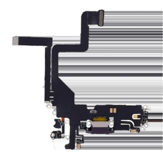 Ladebuchse Flexkabel für iPhone 14 Pro (Aftermarket Plus) (Deep Purple)