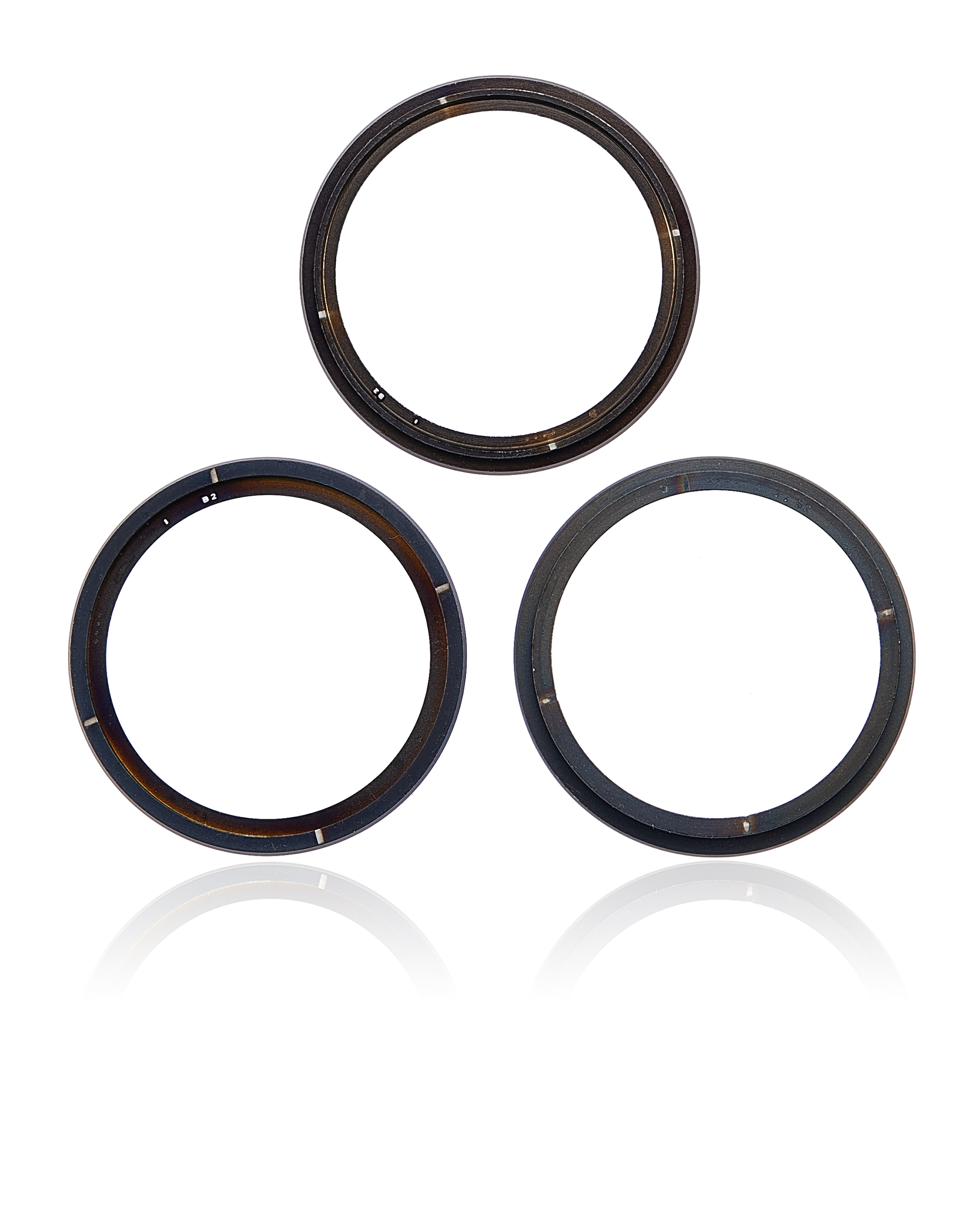 Rückkamera-Blendenring einzeln für iPhone 14 Pro / 14 Pro Max (Space Black) (3-teiliges Set) – Bild 2
