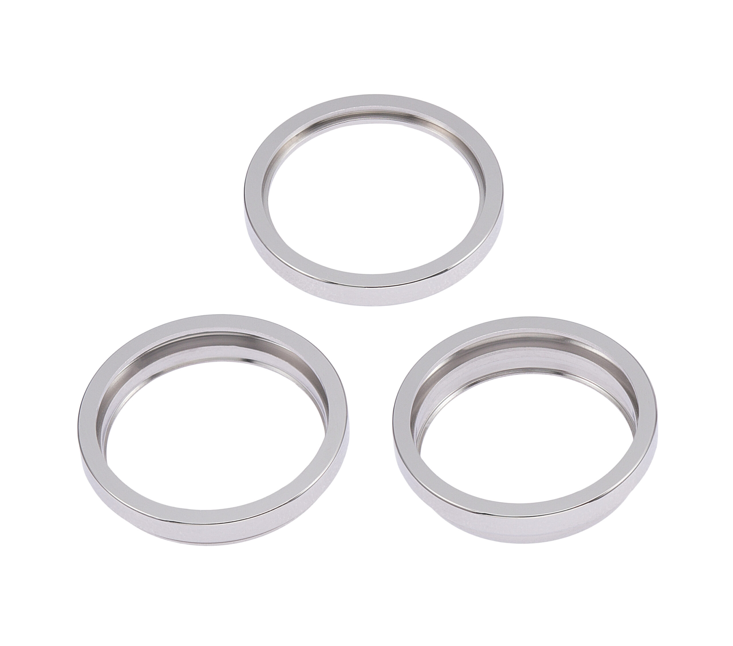 Rückkamera-Blendenring einzeln für iPhone 14 Pro / 14 Pro Max (Silver (Silber)) (3-teiliges Set) – Bild 3