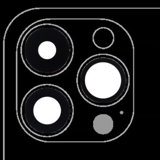 Rückkamera-Glas (nur Glas) mit Klebefolie für iPhone 14 Pro / 14 Pro Max (3-teiliges Set) (Aftermarket Plus)