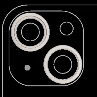 Rückkamera-Blendenring einzeln für iPhone 14 / 14 Plus (Starlight) (2-teiliges Set)