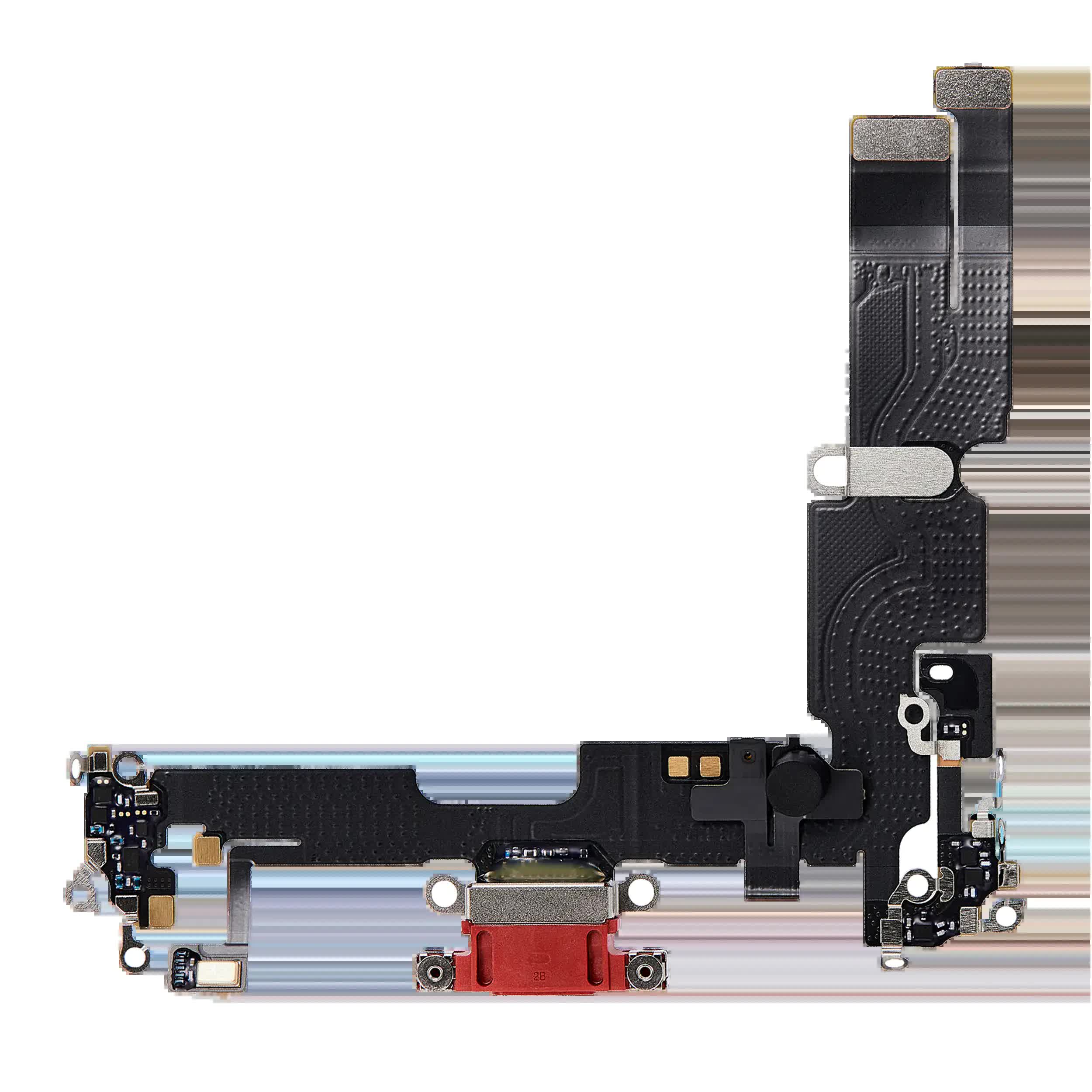Ladebuchse Flexkabel für iPhone 14 Plus (Premium) (Red (Rot))