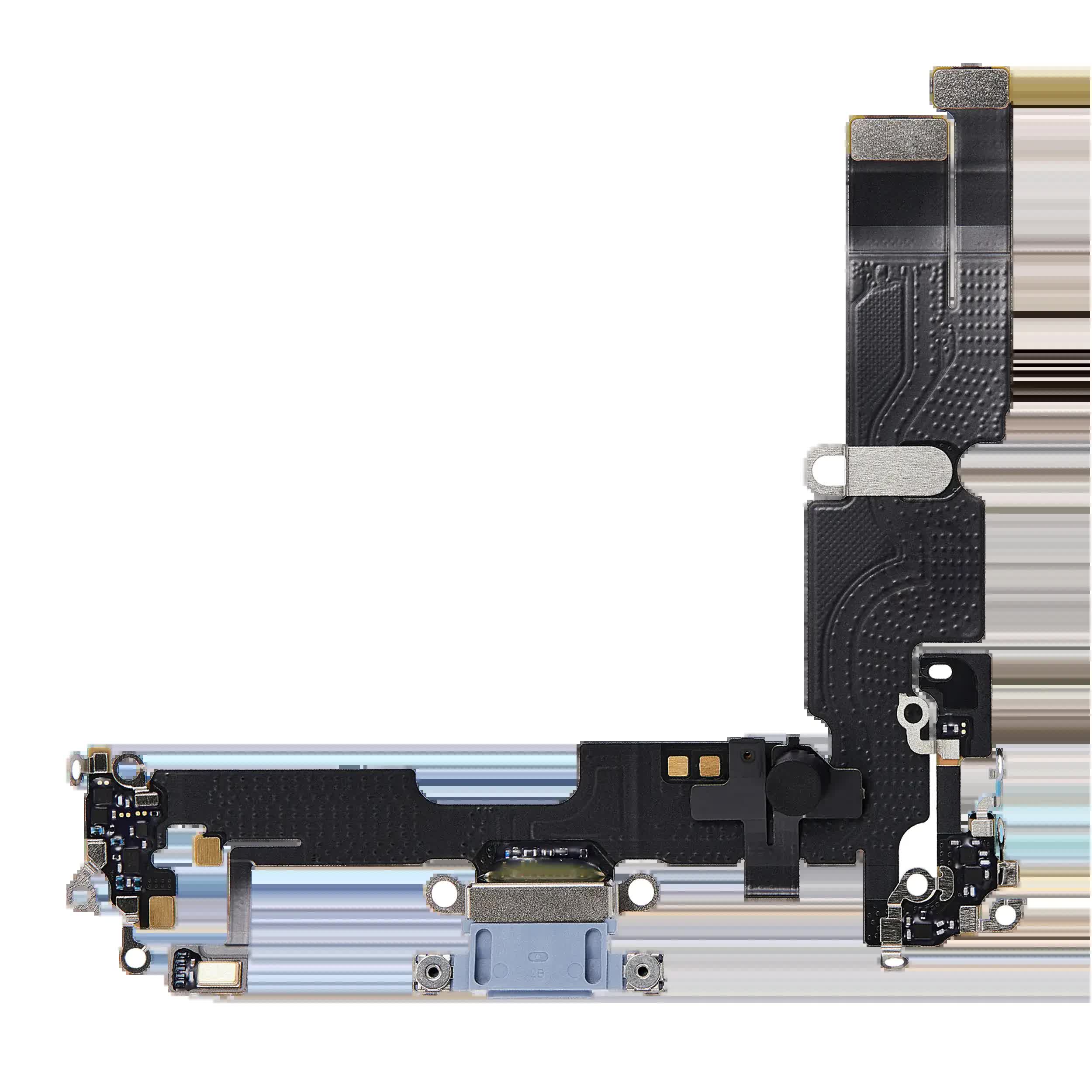 Ladebuchse Flexkabel für iPhone 14 Plus (Premium) (Blue (Blau))
