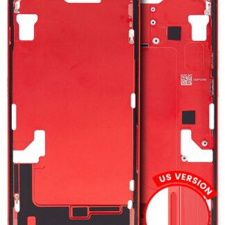 Mittelrahmen mit Kleinteilen für iPhone 14 (US-Version) (ausgebautes Originalteil: Grade A) (Red (Rot))