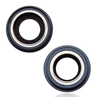 Rückkamera-Glas mit Halterung und Blende für iPhone 14 / 14 Plus (2-teiliges Set) (Premium) (Midnight)