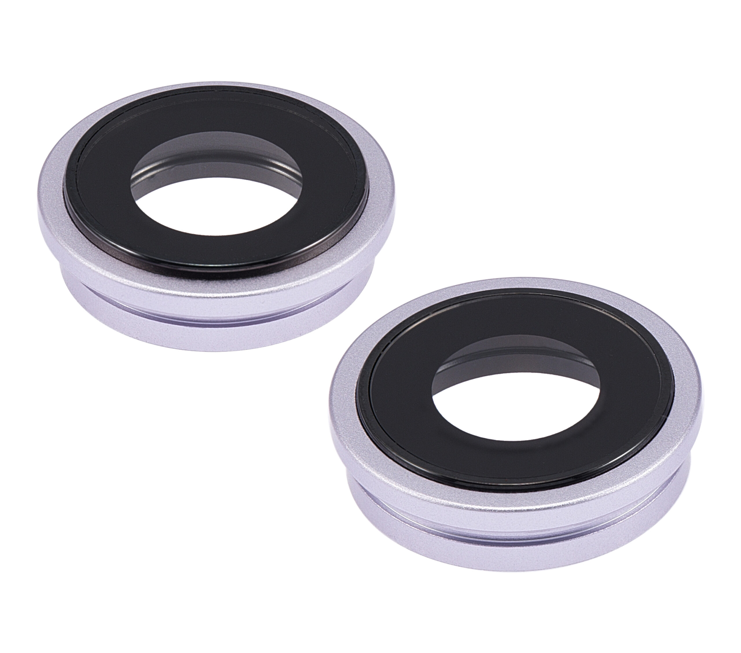 Rückkamera-Glas mit Halterung und Blende für iPhone 14 / 14 Plus (2-teiliges Set) (Premium) (Purple (Violett)) – Bild 3