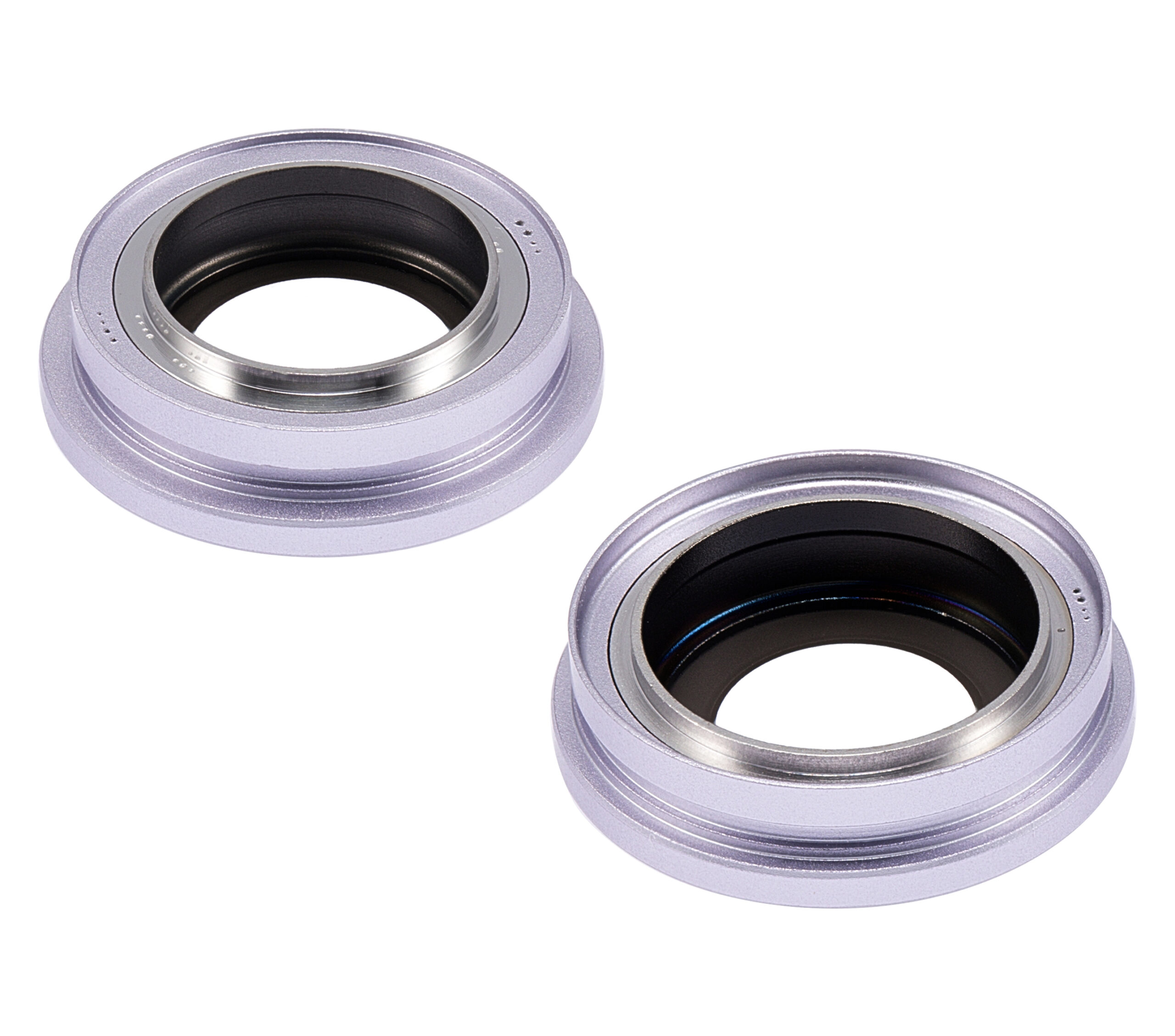 Rückkamera-Glas mit Halterung und Blende für iPhone 14 / 14 Plus (2-teiliges Set) (Premium) (Purple (Violett)) – Bild 4