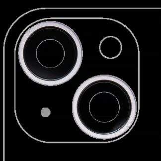 Rückkamera-Glas mit Halterung und Blende für iPhone 14 / 14 Plus (2-teiliges Set) (Premium) (Purple (Violett))