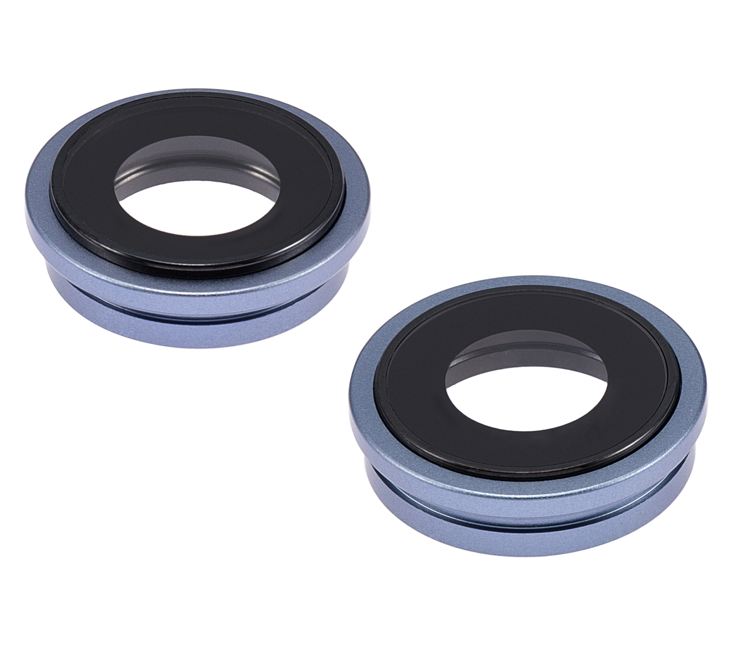 Rückkamera-Glas mit Halterung und Blende für iPhone 14 / 14 Plus (2-teiliges Set) (Premium) (Blue (Blau)) – Bild 3