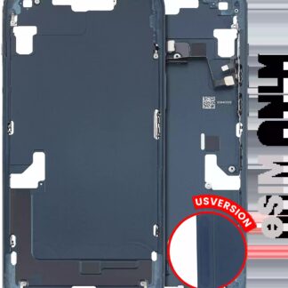 Mittelrahmen mit Kleinteilen für iPhone 14 Plus (US-Version) (ausgebautes Originalteil: Grade B) (Midnight)