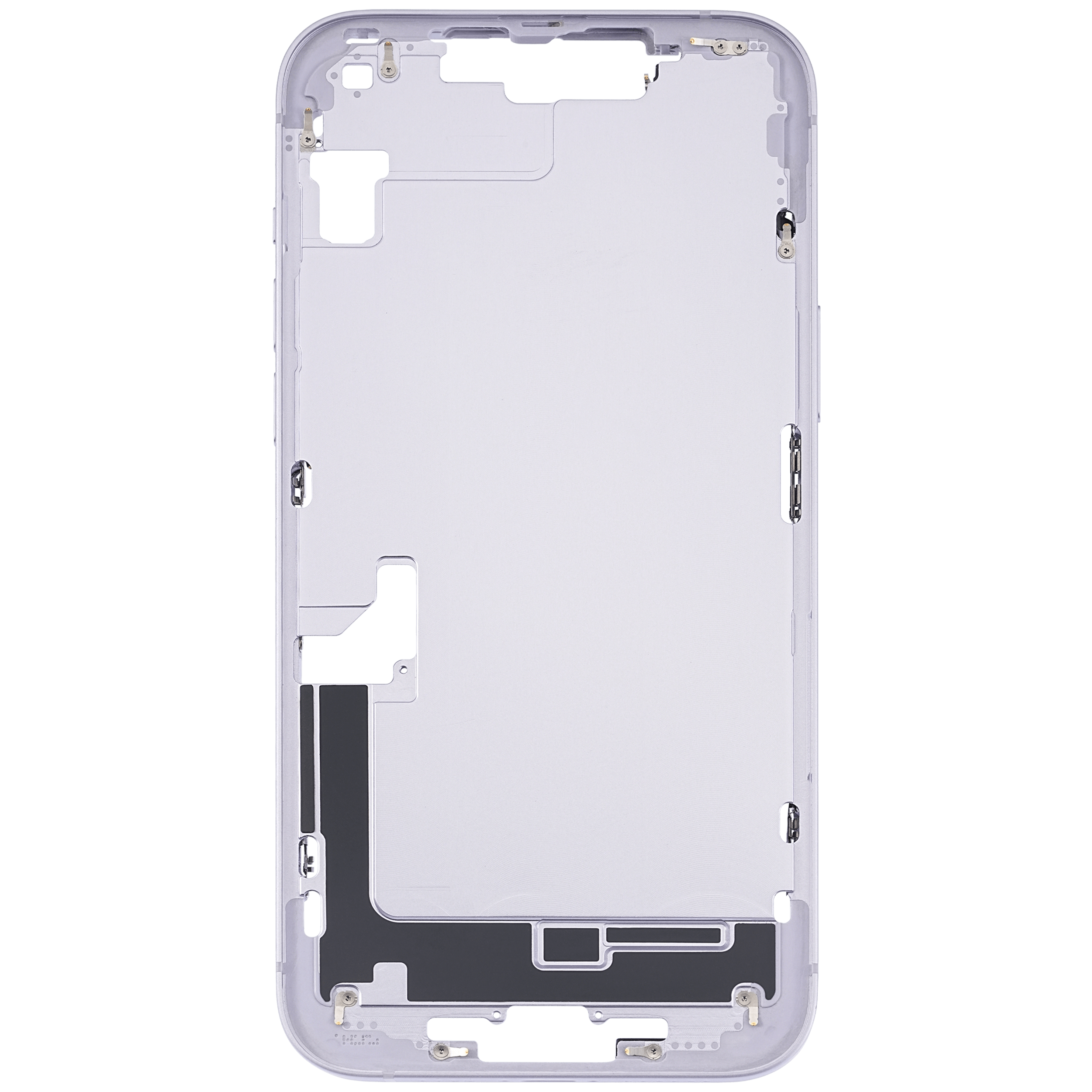 Mittelrahmen mit Kleinteilen für iPhone 14 Plus (US-Version) (ausgebautes Originalteil: Grade B) (Purple (Violett)) – Bild 3