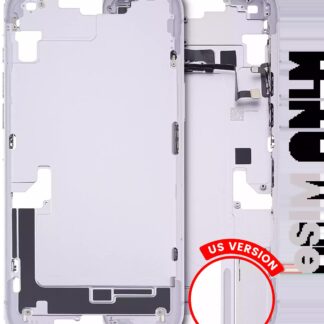 Mittelrahmen mit Kleinteilen für iPhone 14 Plus (US-Version) (ausgebautes Originalteil: Grade B) (Purple (Violett))
