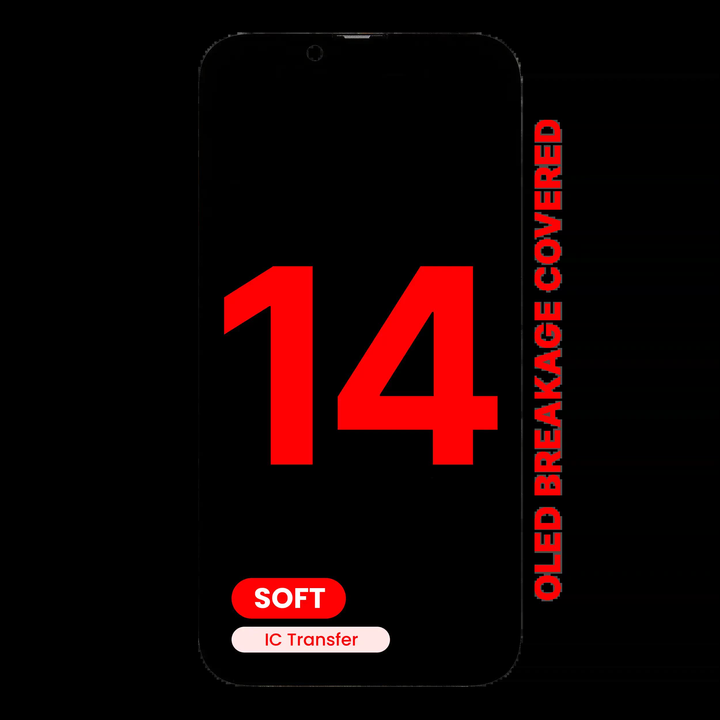 OLED Display für iPhone 14 (Aftermarket Pro: XO7 Soft)