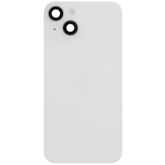 Rückglas mit MagSafe Magnet & NFC & Taschenlampen-Flexkabel für iPhone 14 (ausgebautes Originalteil: Grade B) (Starlight)