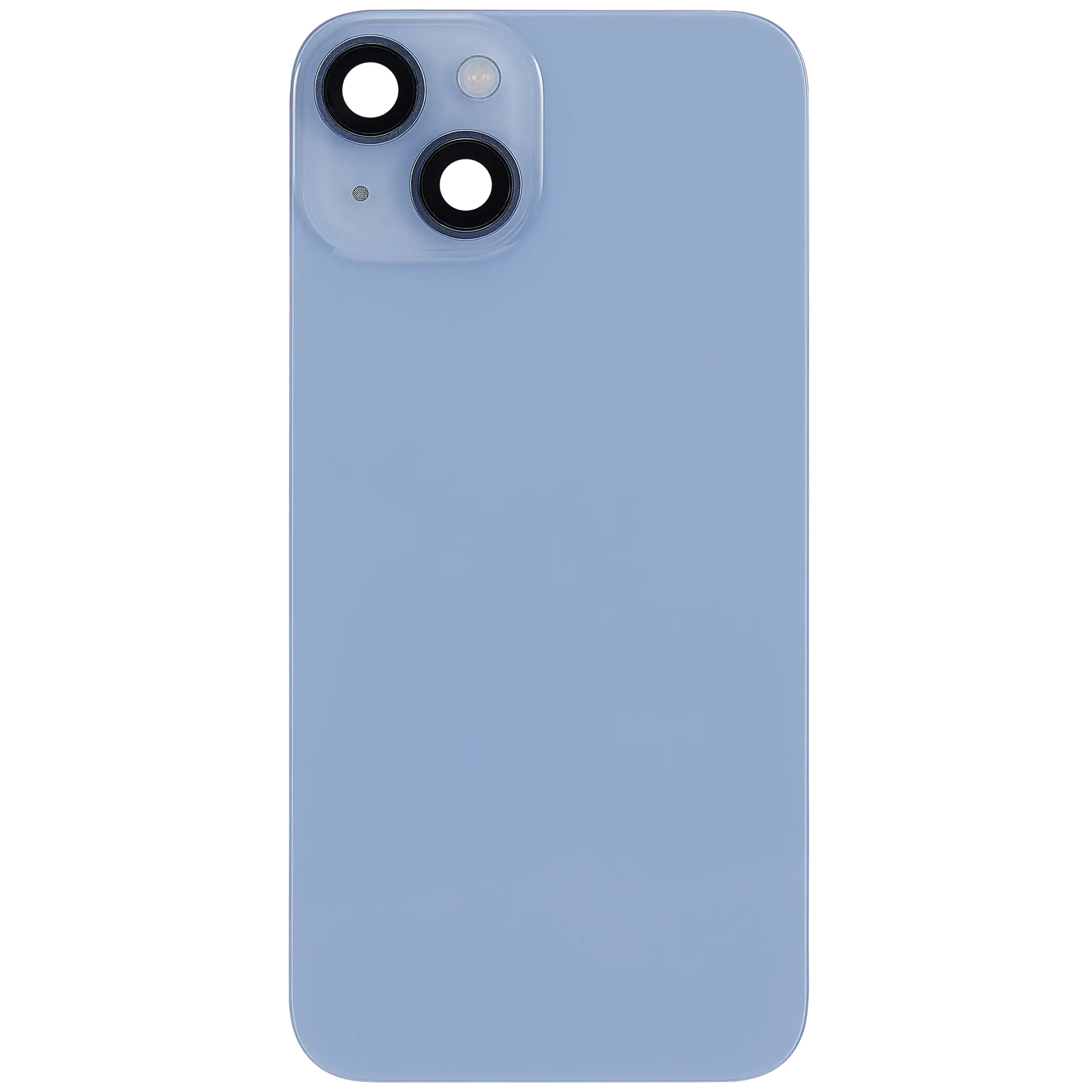 Rückglas mit MagSafe Magnet & NFC & Taschenlampen-Flexkabel für iPhone 14 (ausgebautes Originalteil: Grade B) (Blue (Blau)) – Bild 3