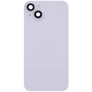 Rückglas mit MagSafe Magnet & NFC & Taschenlampen-Flexkabel für iPhone 14 Plus (ausgebautes Originalteil: Grade B) (Purple (Violett))