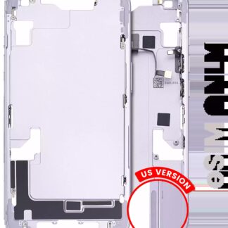 Mittelrahmen mit Kleinteilen für iPhone 14 (US-Version) (ausgebautes Originalteil: Grade C) (Purple (Violett))