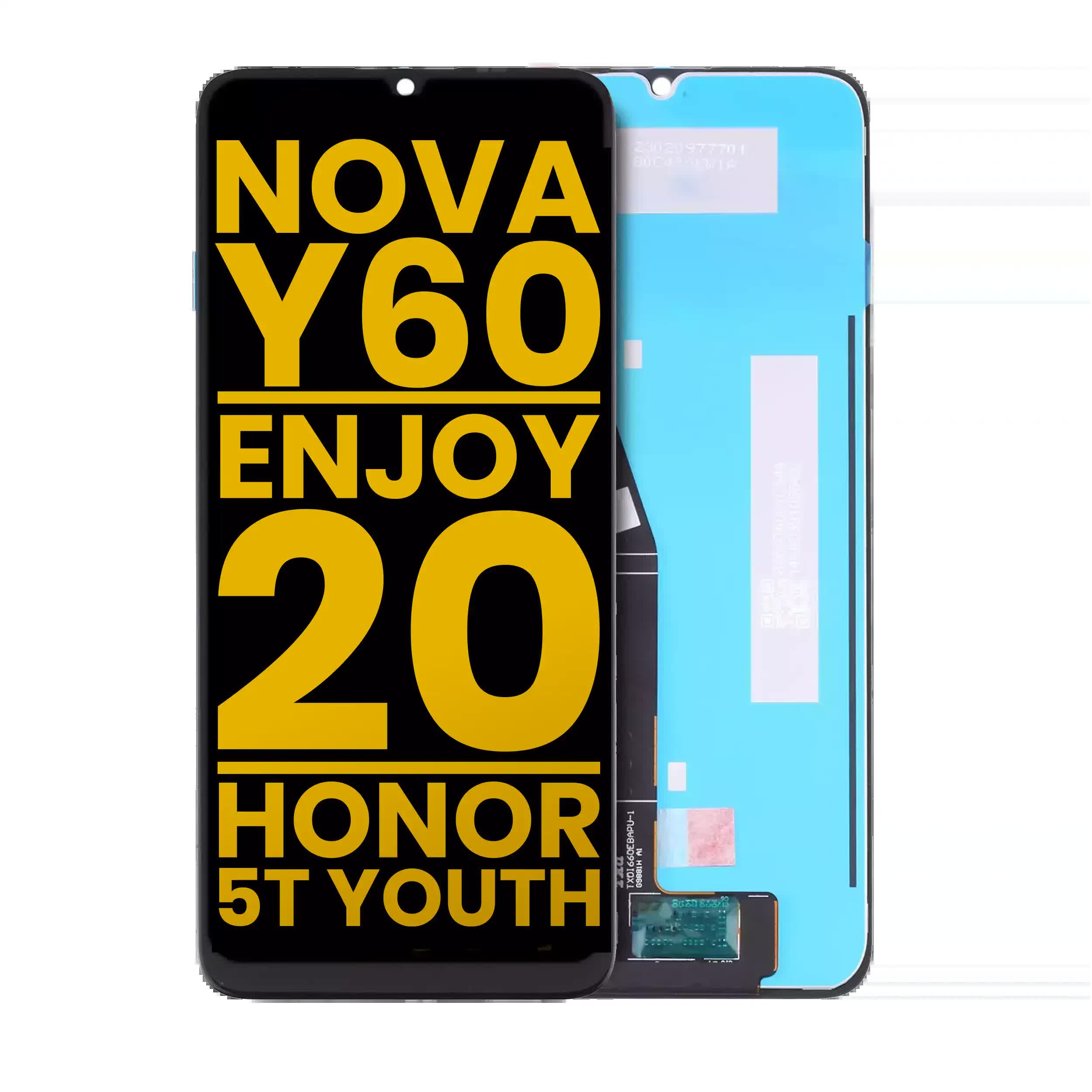 LCD Display ohne Rahmen für Huawei Nova Y60 / Huawei Enjoy 20 5G / Honor Play 5T Youth (professionell aufgearbeitet)