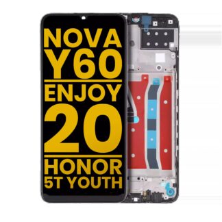 LCD Display mit Rahmen für Huawei Nova Y60 / Huawei Enjoy 20 5G / Honor Play 5T Youth (professionell aufgearbeitet)