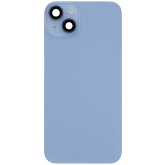 Rückglas mit MagSafe Magnet & NFC & Taschenlampen-Flexkabel für iPhone 14 Plus (ausgebautes Originalteil: Grade B) (Blue (Blau))