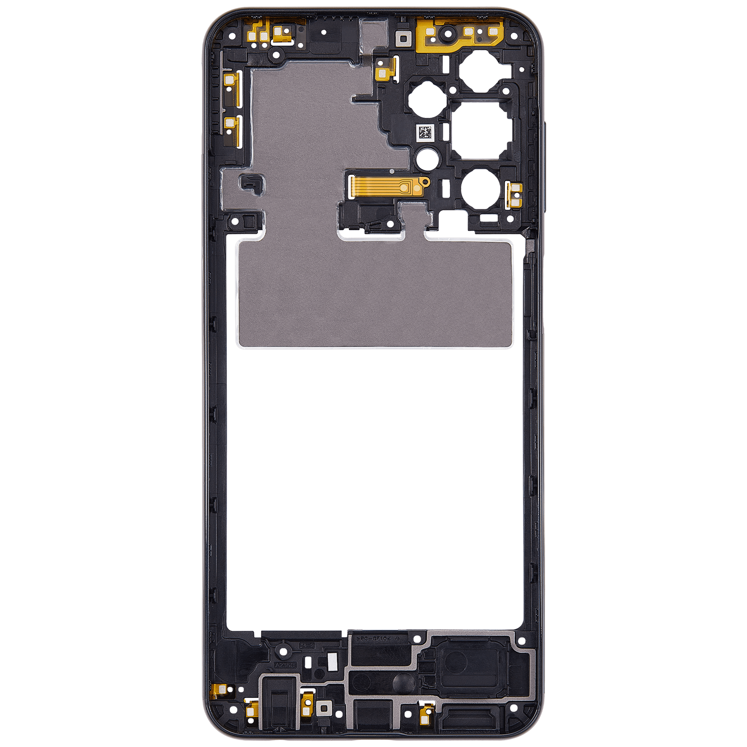 Mittelrahmen für Samsung Galaxy A23 5G (A236B / 2022) (International Version) (Black (Schwarz)) – Bild 4