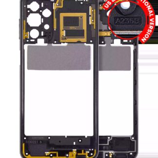 Mittelrahmen für Samsung Galaxy A23 5G (A236B / 2022) (International Version) (Black (Schwarz))
