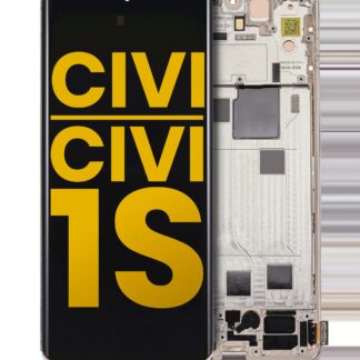 OLED Display mit Rahmen für Xiaomi Civi / Civi 1S (professionell aufgearbeitet) (Pink (Rosa))