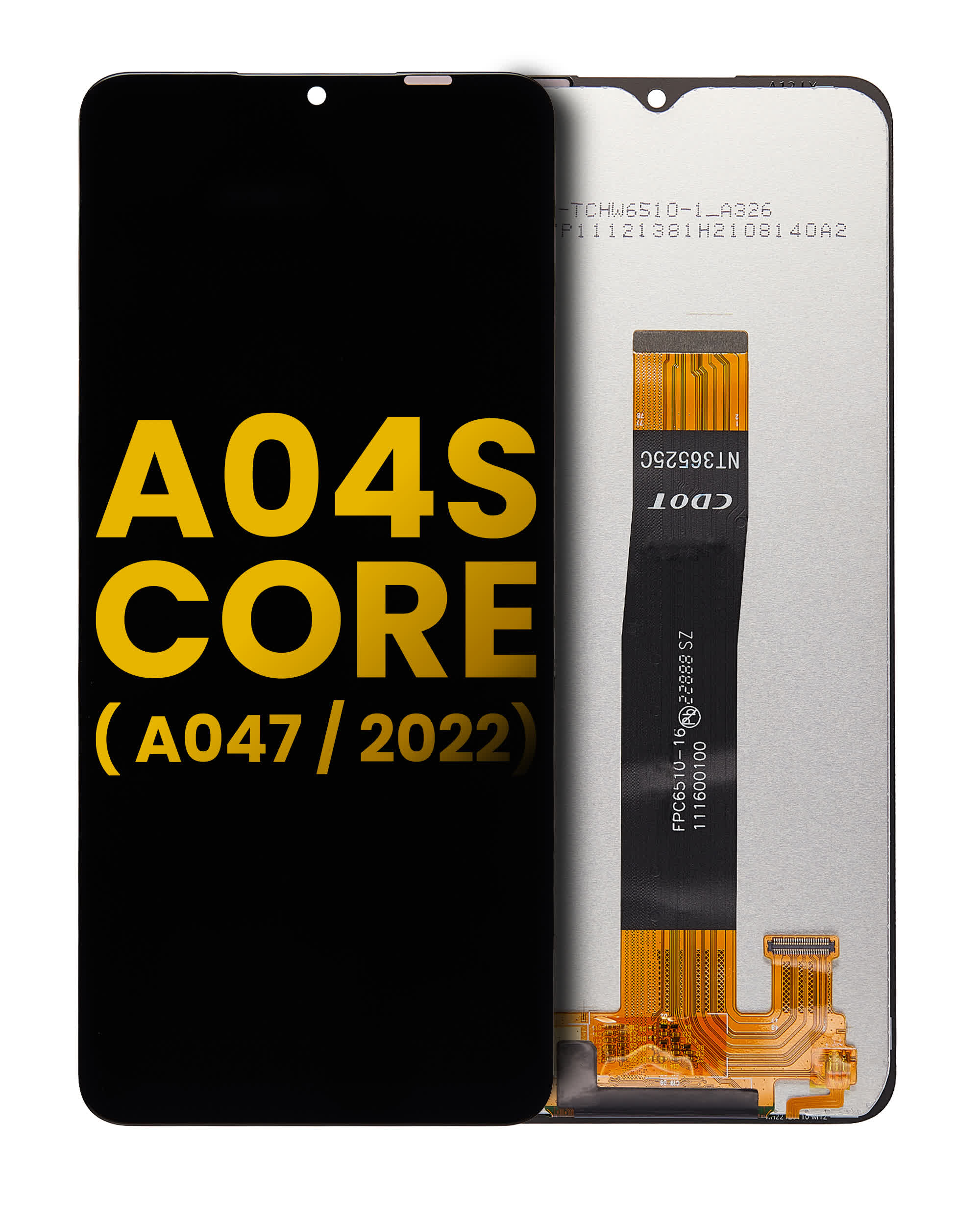 LCD Display ohne Rahmen für Samsung Galaxy A04S (A047 / 2022) (professionell aufgearbeitet)