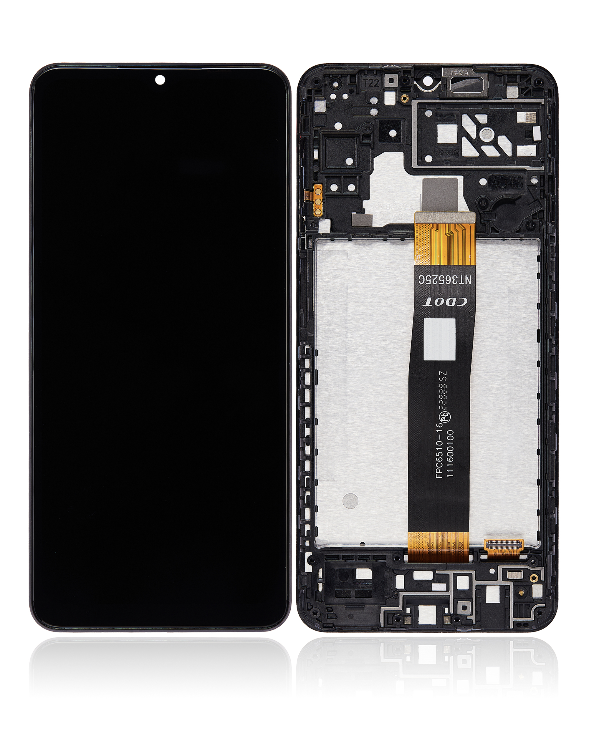 LCD Display mit Rahmen für Samsung Galaxy A04S (A047 / 2022) (professionell aufgearbeitet) – Bild 2